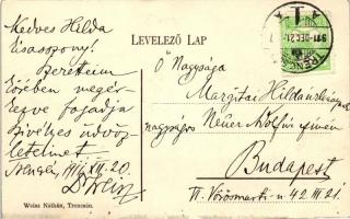 Trencsén, Látkép; Weisz Náthán kiadása / view