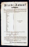 1853 Pest, A cs. k. pótló-avatási bizottmány elnöke által a cs. kir. hadügyminisztérium nevében kiad...