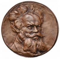 Ferenczy Béni (1890-1967) DN "Munkácsy Mihály díj III." Br díjérem (80-79mm) T:2 Hungary ND "Mihály Munkácsy prize third place" Br award medal (80-79mm) C:XF