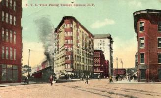 New York, Train Passing Through Syracuse (fa)