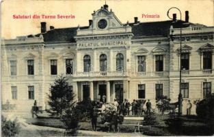Turnu Severin, Szörényvár; Primaria, Palatul Municipal; Editura Librariei Maurice Loewenstein / town hall