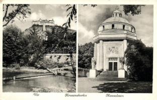 Krasznahorkaváralja, vár, mauzóleum / castle, mausoleum