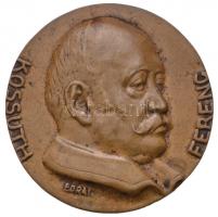 Borai Viktor (1881-1914) DN "Kossuth Ferenc" Br emlékérem (66mm) T:2- hátoldala sérült Hungary ND "Ferenc Kossuth" Br commemorative medal. Sign.: Viktor Borai (66mm) C:VF the back is damaged HP 1499.