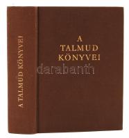 A Talmud könyvei. Szerk.: Molnár Ernő. Bp., 1989, IKVA Könyvkiadó (A hagyomány gyöngyei). Reprint (eredeti megjelenése: Bp., 1921-1923, Korvin Testvérek). Vászonkötésben, jó állapotban.