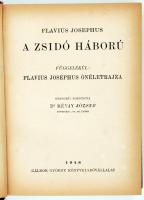 Flavius Josephus: A zsidó háború. Ford.: Révay József. Bp., 1948, Káldor György Könyvkiadóvállalat. ...