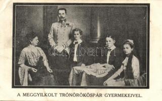 A meggyilkolt trónörököspár gyermekeivel / Franz Ferdinand&#039;s family, Sophie, Duchess of Hohenberg (EK)