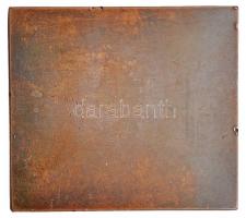 Telcs Ede (1872-1948) 1923. "Mozart" Br plakett (160g/61,5x55mm) T:2 ph.
Hungary 1923. &qu...