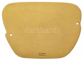 NSZK 1964. "Nemzetközi Városi Rally - München - Bécs - Budapest" zománcozott, aranyozott f...