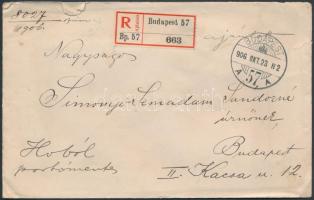 1906 A Magyar Királyi Miniszterelnökség díszes meghívója Simonyi-Semadam Sándorné szelőczei Kovács S...