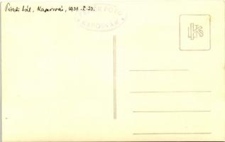 1937 Kaposvár, Tiszti bál csoportkép; Fehér Fotó