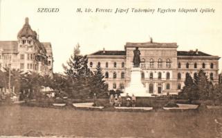 Szeged, Ferenc József Tudományegyetem központi épülete