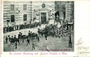 1898 Erzsébet királyné gyászmenete / Die feierliche Bestattung weil. Kaiserin Elisabeth in Wien / the funeral of Queen Elisabeth