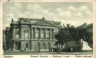 Budapest VIII. Nemzeti színház (fa)