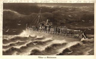 22 db RÉGI magyar városképes lap vegyes minőségben; Balaton és környéke / 22 old Hungarian town-view...