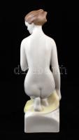 Hollóházi porcelán akt, kézzel festett, hibátlan, jelzett, m: 30 cm /
Hand painted Hollóházi porcela...