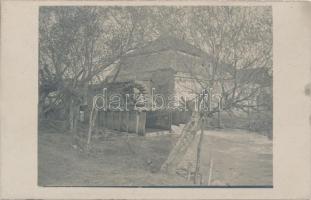 Kis méretű fotóalbum 20 db vízimalmos képeslappal (modern és régi) / photo album with 20 postcards o...