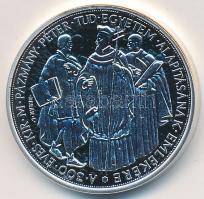 DN "1925. 2P - Pázmány" ezüstözött fém emlékérem (9.59g/26mm) T:PP