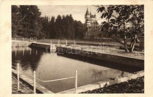 Bajmócfürdő, strandfürdő, vár / castle (EK)