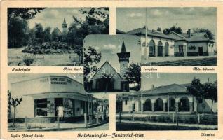 Balatonboglár-Jankovich telep, Máv vasútállomás, kaszinó, Györe József üzlete