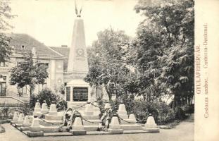 Gyulafehérvár, Custozza szobor / statue