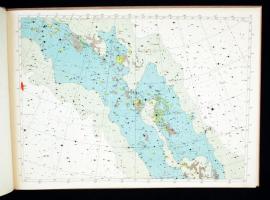 Antonín Becvár: Atlas Coeli 1950.0 Prága, 1960,  	Nakladatelsví Ceskoslovenské Akademie Ved. Csillag...