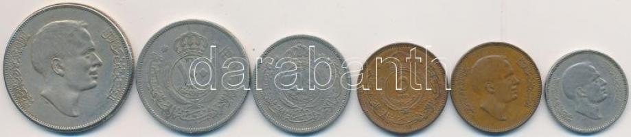 Jordánia 1964-1975. 5f-1/4D (6x) T:2,2-
Jordan 1964-1975. 5 Fils - 1/4 Dinar (6x) C:XF,VF