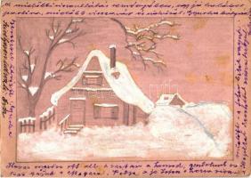 5 db II. világháborús magyar képeslap és egyedi készítésű tábori levelezőlap / 5 Hungarian Feldpost ...