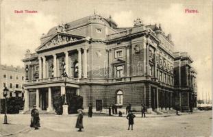 Fiume, Stadt Theater / theatre; Divald Károly