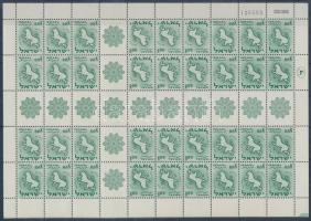 Forgalmi: állatövek 2 teljes ív ívközéprészes ill. fordított párokkal (2 stecklap), Defintive: Zodiacs 2 full sheets with sheet-centered and reverse pairs (on 2 stock cards)