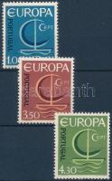 1966 Europa CEPT sor Mi 1012-1014