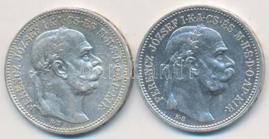 1915KB 1K Ag "Ferenc József" (2x) T:2,2-