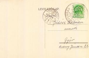 Pálffy Miklós, a győri hős; képeslap a Pálffy és Schwarzenberg szobor javára 'Nagyvárad visszat...