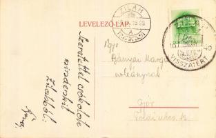 A Schwarzenberg hercegi család címere; képeslap a Pálffy és Schwarzenberg szobor javára 'Nagyvá...