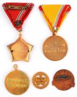 1974. "Az egészségügy kiváló dolgozója" zománcozott kitüntető jelvény eredeti dísztokban, ...