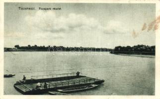 Tiszakeszi, Tisza part, komp