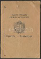 1930 Fényképes családi útlevél 2 felnőtt + 3 gyerek