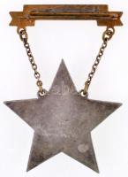 1953. "Sztahanovista" zománcozott fém kitüntetés, eredeti tokban, igazolvánnyal T:2