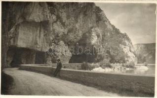 Kazán szoros, Széchenyi emléktábla / gorge, memorial, photo