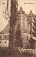 Zboró, Rákóczi templom, Salgó Mór kiadása / church