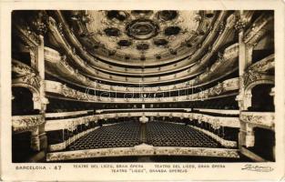 Barcelona, Teatre del Liceu, Gran Opera interior