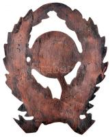 1936. "Budapesti Postagalamb Sportegyesület" Br plakett (106-120mm) T:2