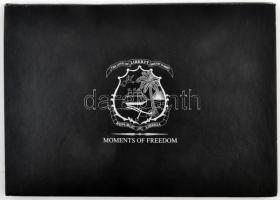 "Moments of Freedom - Republic of Liberia" érmetartó 24 férőhellyel használt állapotban