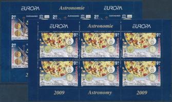 Europa CEPT csillagászat kisívsor, Europa CEPT Astronomy mini sheet set