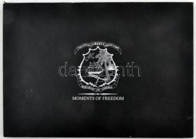 "Moments of Freedom - Republic of Liberia" érmetartó 24 férőhellyel használt állapotban