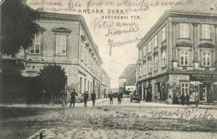 Mosonmagyaróvár, Magyaróvár; Széchenyi tér, Puchtinger József gyógyszerkereskedése (EK)