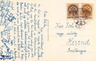 Alsónyék, Hangya, Községháza, Református templom és iskola