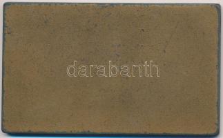 1941. "Magyar Athletikai Club / Az eredményes munkáért" fém plakett (49x81mm) T:2-