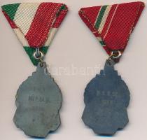 1966. "B.K.K.Sz. 1966 III." cink kenus díjérem szalagon + 1970. "V. Ker. Női P. Bajn....