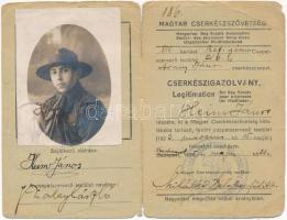 1923 Cserkészigazolvány / Scout ID