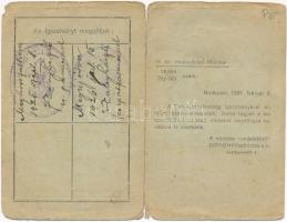 1923 Cserkészigazolvány / Scout ID